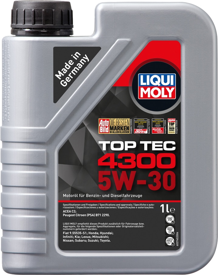 LIQUI MOLY 8030 НС-синтетическое моторное масло Top Tec 4300 5W-30 1л