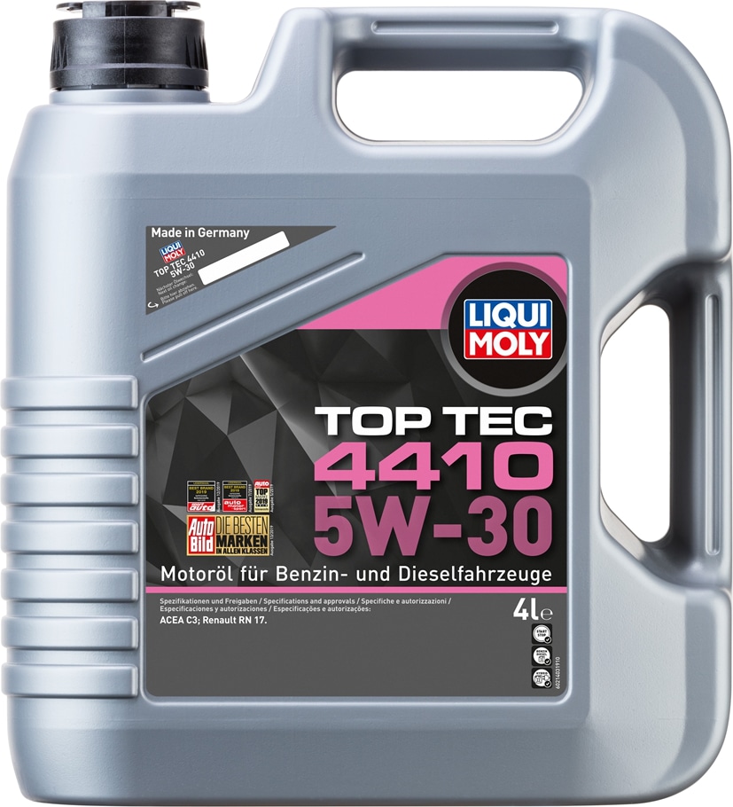 LIQUI MOLY 21403 НС-синтетическое моторное масло Top Tec 4410 5W-30 4л