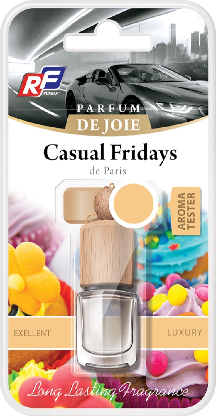 RUSEFF 27332N Ароматизатор подвесной  жидкостный PARFUM DE JOIE  Casual Fridays (0,005л)