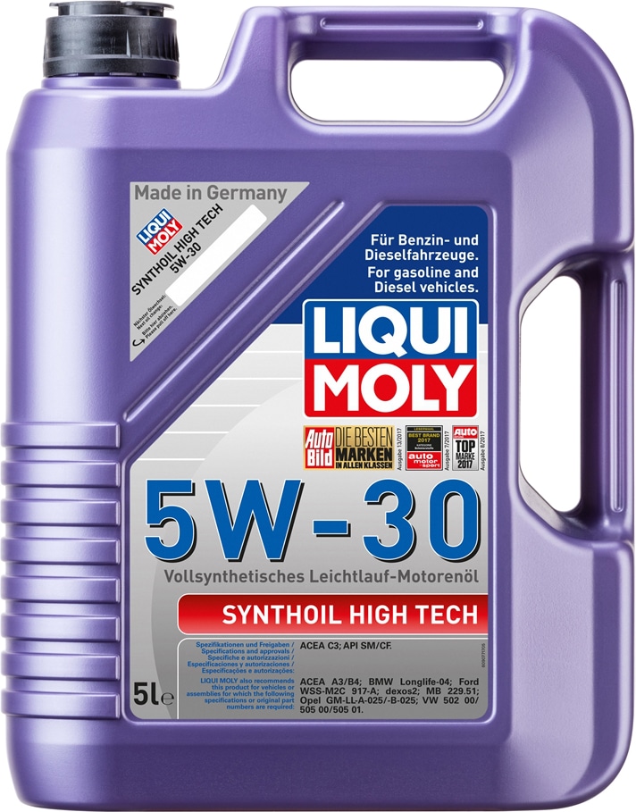 LIQUI MOLY 9077 Синтетическое моторное масло Synthoil High Tech 5W-30 5л