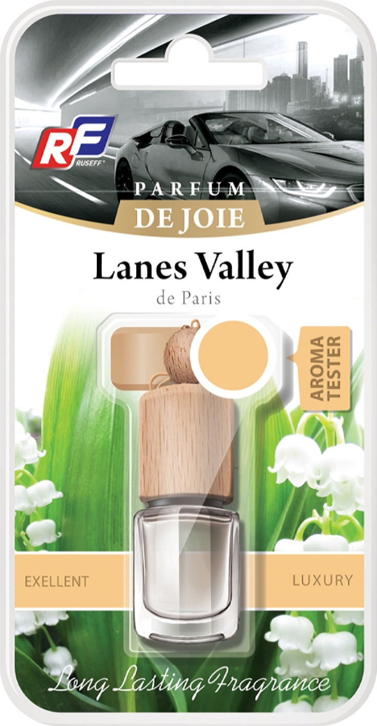 RUSEFF 27322N Ароматизатор подвесной  жидкостный PARFUM DE JOIE  Lanes Valley (0,005л)