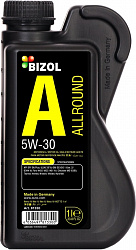 BIZOL 81330 НС-синтетическое моторное масло Allround 5W-30 SN GF-5 (1л)