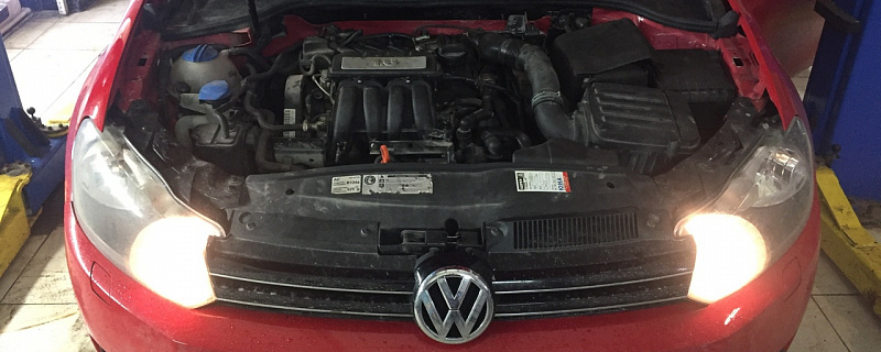 VW Golf VI 1.6 BSE 102ps DSG7 2010 - Увеличение мощности, отключение контроля состояния катализатора