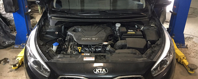 KIA Ceed 1.6 AT удаление катализатора, установка пламегасителя MG-RACE, перепрограммирование ЭБУ увеличение мощности и отключение контроля состояния катализатора, перевод на ЕВРО 2 прошивка от Павла Иванова (Москва) Paulus