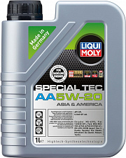 LIQUI MOLY 20792 Замена 7620 5w-20 sm special tec aa 1л (нс-синт.мотор.масло)