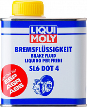 LIQUI MOLY 3086 Тормозная жидкость Bremsflussigkeit SL6 DOT 4 0,5л