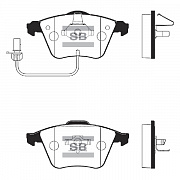 SANGSIN BRAKE SP2112F Колодки тормозные дисковые sp2112f