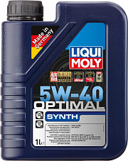 LIQUI MOLY 3925 НС-синтетическое моторное масло Optimal Synth 5W-40 1л