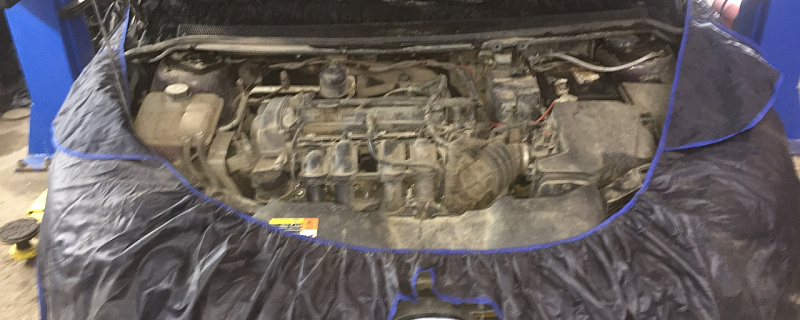 Увеличение мощности, удаление катализатора, установка пламегасителя MG-RACE и программное отключение контроля состояния катализатора на Ford Focus 2 1.6