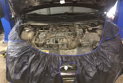 Увеличение мощности, удаление катализатора, установка пламегасителя MG-RACE и программное отключение контроля состояния катализатора на Ford Focus 2 1.6
