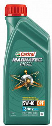 CASTROL 156EDC Моторное масло Castrol MAGNATEC Diesel 5W-40 DPF синтетическое, 1 л