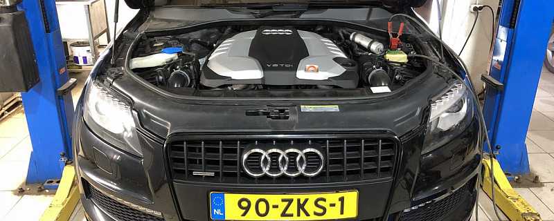 Audi Q7 4.2 TDI Quattro CCFA Diesel Euro 5 250 kw 340 ps Bosch EDC17CP24 M&S - Увеличение мощности, физическое удаление и программное отключение сажевого фильтра, вихревых заслонок, глушение ЕГР