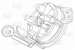 STARTVOLT VBS1402 Узел щеточный стартера для а/м ford focus ii (04-) 1.4i/1.6i/focus iii (10-) 1.6ti