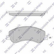 SANGSIN BRAKE SP1675A Комплект тормозных колодок, дисковый тормоз