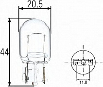 BEHR-HELLA 8GA008892002 Лампа накаливания 12V W21W 21W W3x16d