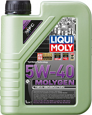 LIQUI MOLY 9053 НС-синтетическое моторное масло Molygen New Generation 5W-40 1л