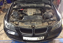Увеличение мощности до 208 л.с., удаление и программное отключение сажевого фильтра DPF, клапана ЕГР на BMW 3 Series E90 2.0 TD 163 л.с. прошивка от IMS-TUNING (Москва)