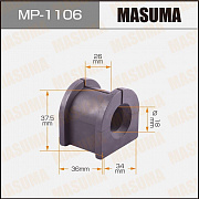 MASUMA MP1106 Втулка зад.стабил.MITSUBISHI LANCER CY 2007- D18мм (упак. 2 шт.)