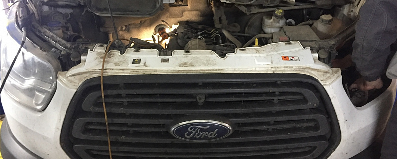 Ford Transit 2012- 2.2L Diesel 155PS (SID208) удаление катализатора / сажевого фильтра DPF и программное отключение DPF и ЕГР, редактирование прошивки от IMS-TUNING (Москва)