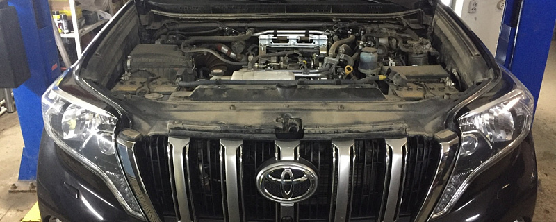 Toyota Land Cruiser Prado 2.8 TD глушение ЕГР и программное отключение, увеличение мощности, редактирование прошивки от Василия Армеева (Вологда)