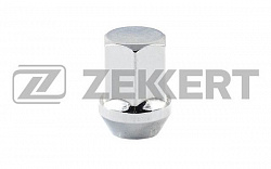 ZEKKERT BE4072 Гайка колесная, конус, m12 x 1,5, l=32, ключ 19, хром.