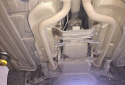 Увеличение мощности, отключение контроля состояния катализаторов, перевод на Евро 2, удаление катализаторов, установка пламегасителей MG-RACE на Mercedes E230 2.5 V6 AT 204 ps 2007