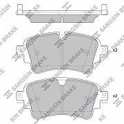 SANGSIN BRAKE SP4112 Комплект тормозных колодок, дисковый тормоз